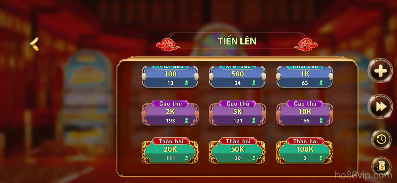 Giao diện trò chơi slots